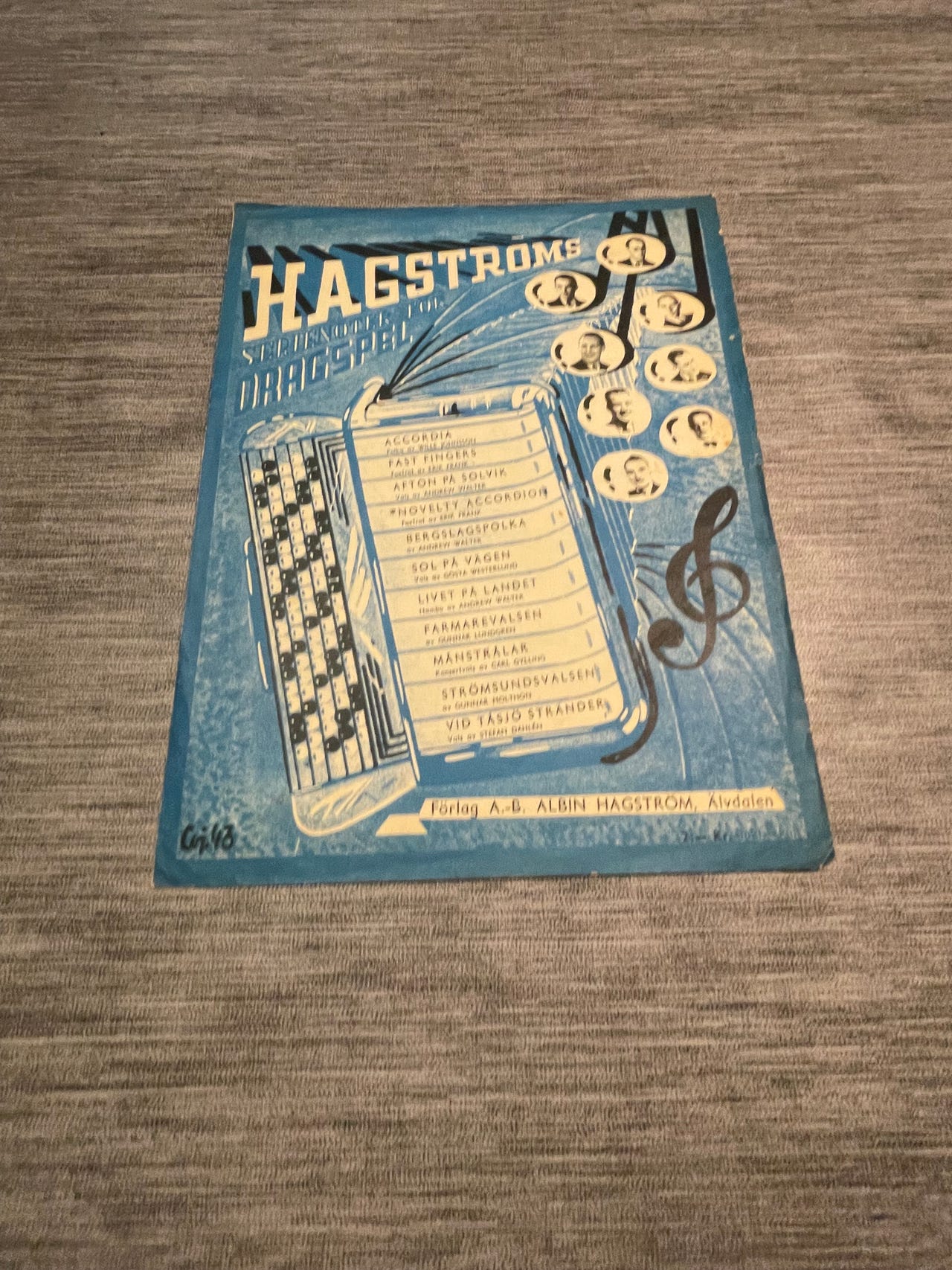 Gammelt note ark/musikk-Hagstroms | FINN-torget