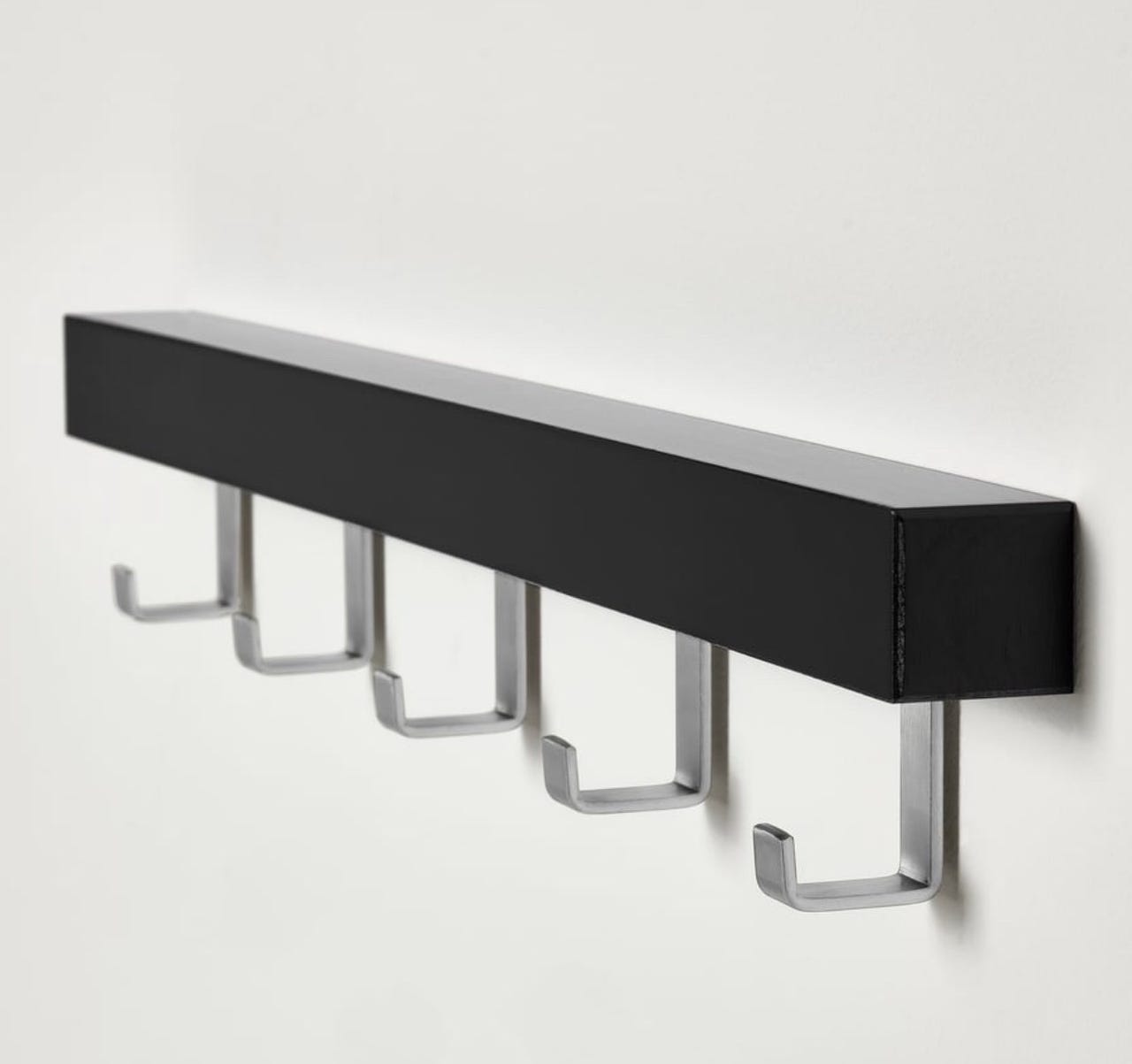 IKEA Knagg Kleshenger Sort Metall | FINN-torget
