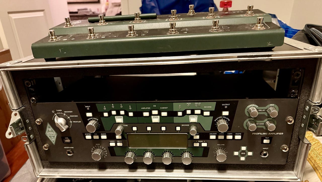 Komplett Kemper-rigg med Remote og 4U Rufo rack selges pga. endorsement ...