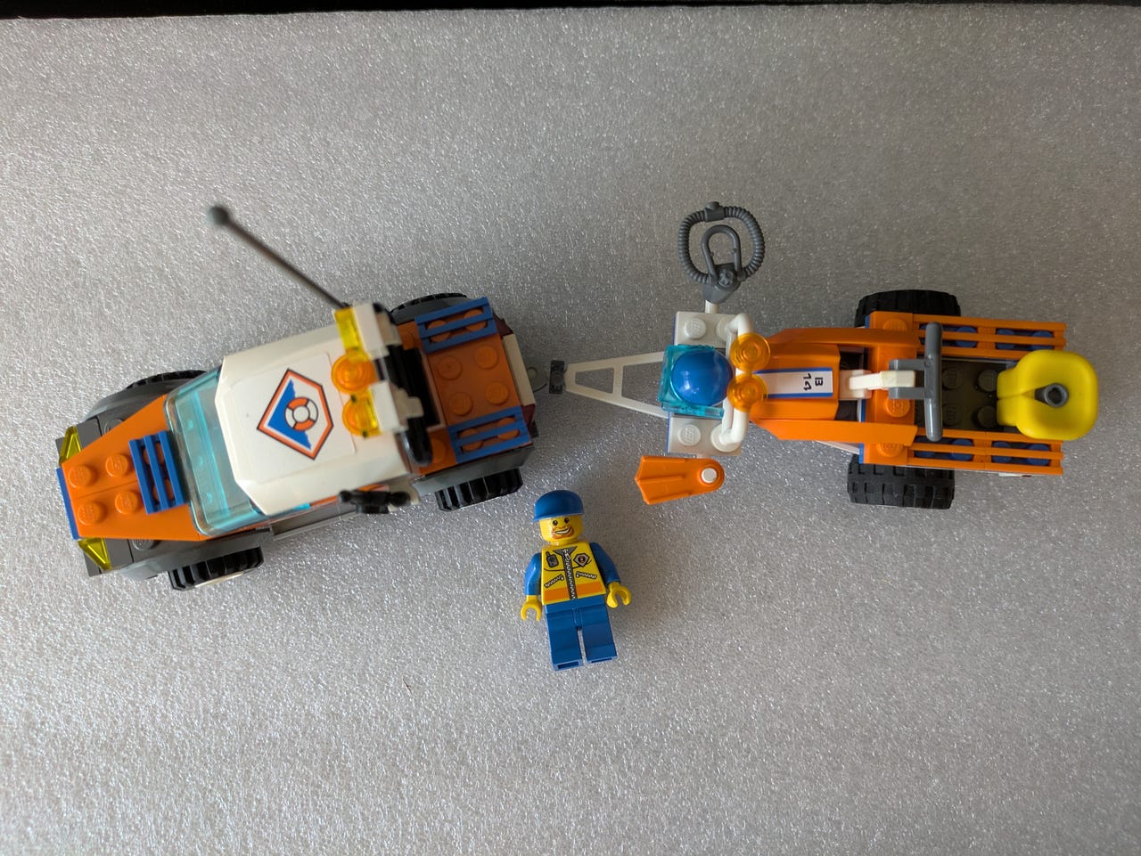 Lego city 7737 Coast Guard 4WD Jet Scooter, 2008 FINN-torget