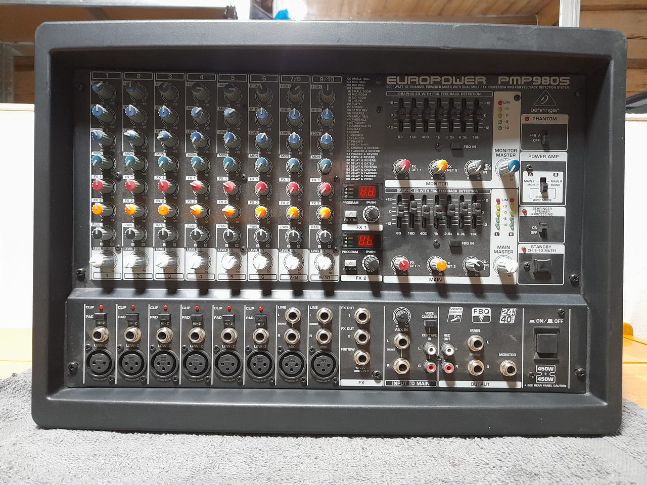 BEHRINGER パワードミキサー EUROPOWER PMP980S BEHRINGER パワードミキサー EUROPOWER PMP980S