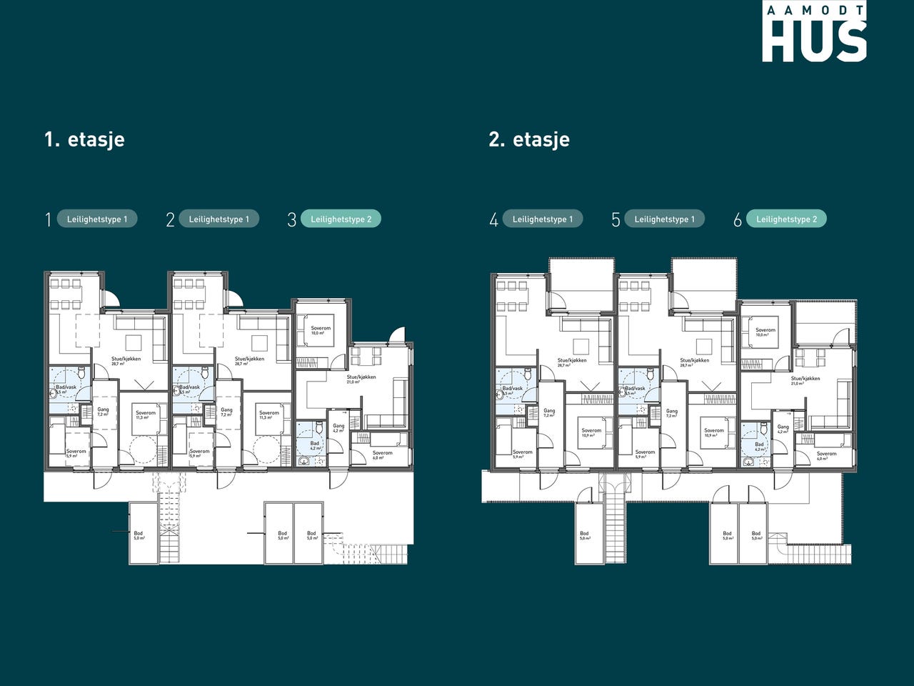Image #1 Søgne/ Langenes - TRINN 2 - Nye 3-roms selveierleiligheter inkludert parkering. Solrik beliggenhet.