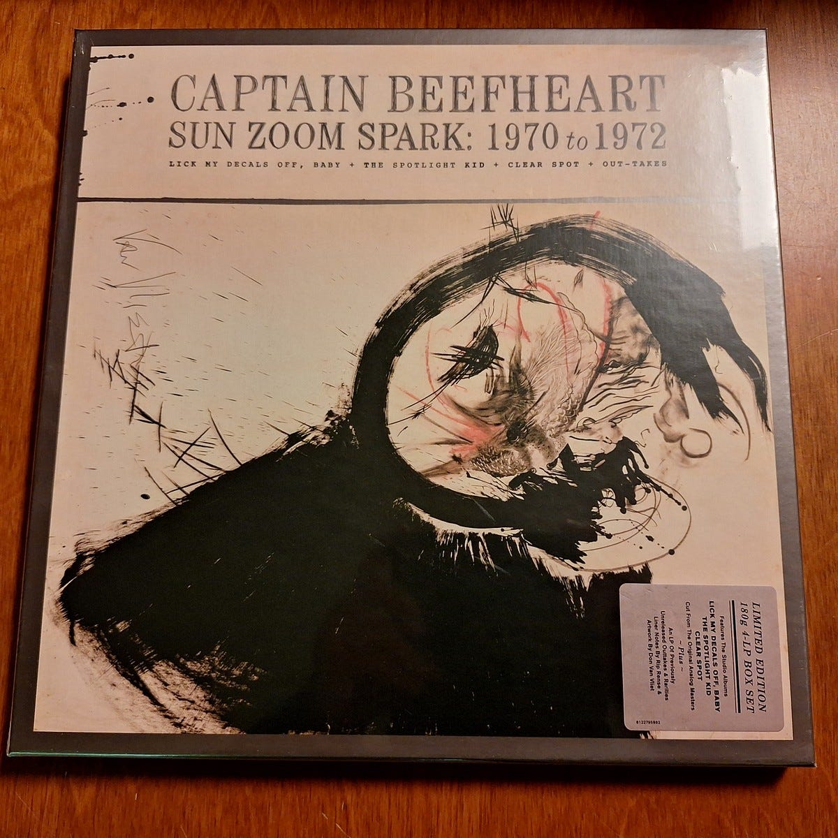 Captain Beefheart Sun Zoom Spark〜 4CD Captain Beefheart – Sun Zoom Spark: 1970 To 1972 – Box Set