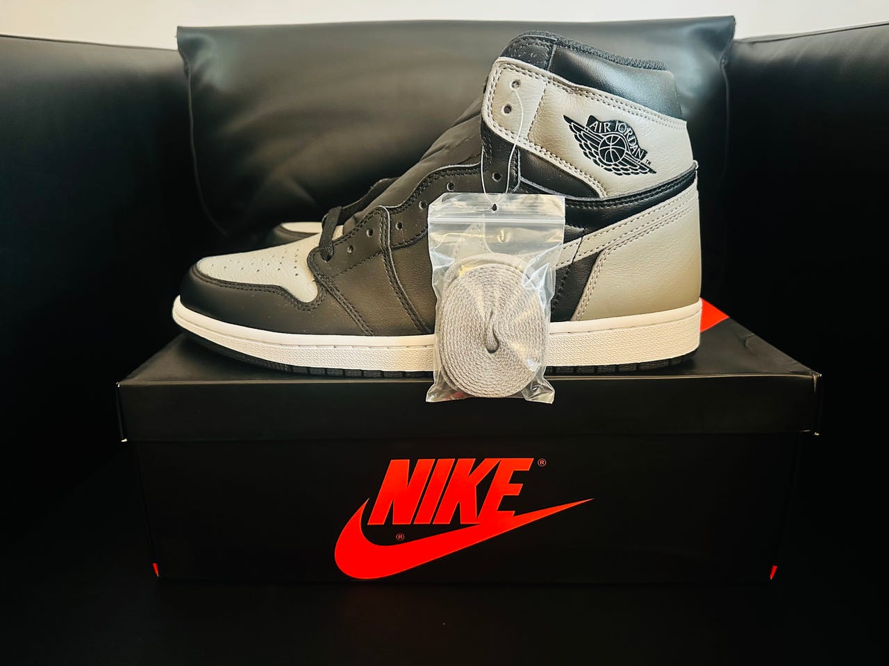 Air Jordan Retro High OG AJ1 Shadow 2018 Black Grey EUR45 UK10