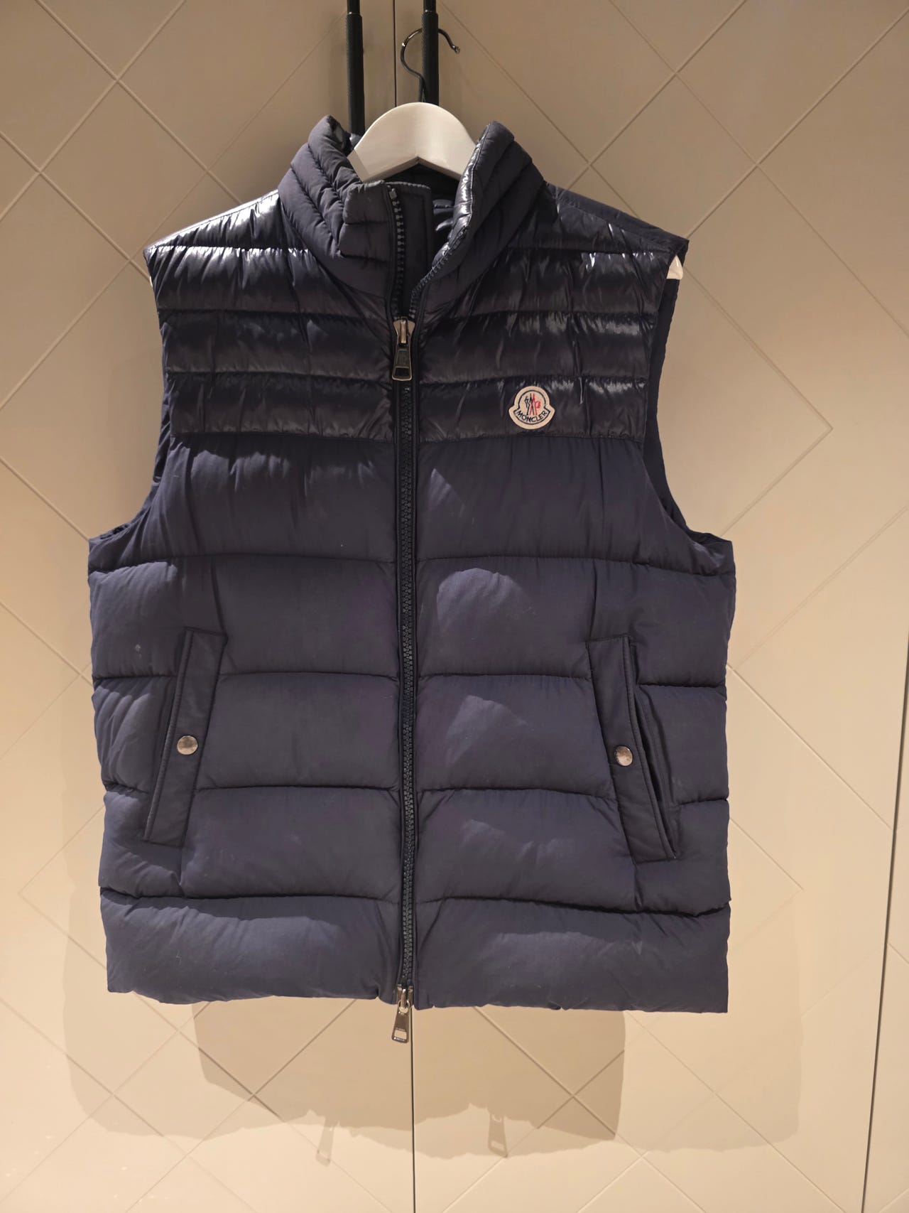 Tibb Moncler Weste Herre X Adidas Gilet Imbottito Bozon Da Uomo Di