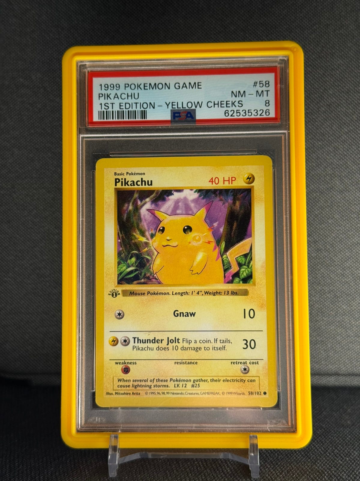 Pikachu [1st Edition] #58 Pokemon Base Set (1999) | FINN-torget