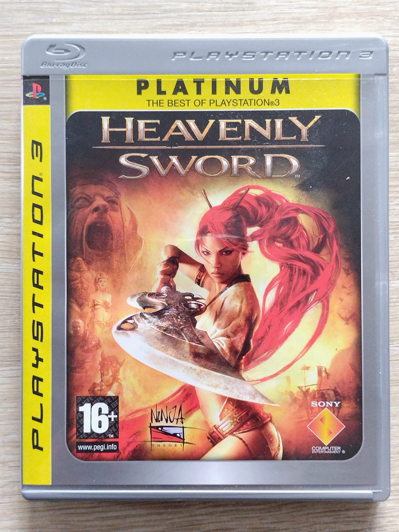 Jeu PS3 Heavenly Sword Platinum PAL Français - Bon état, Manuel Inclus, Aventure Action Guerre