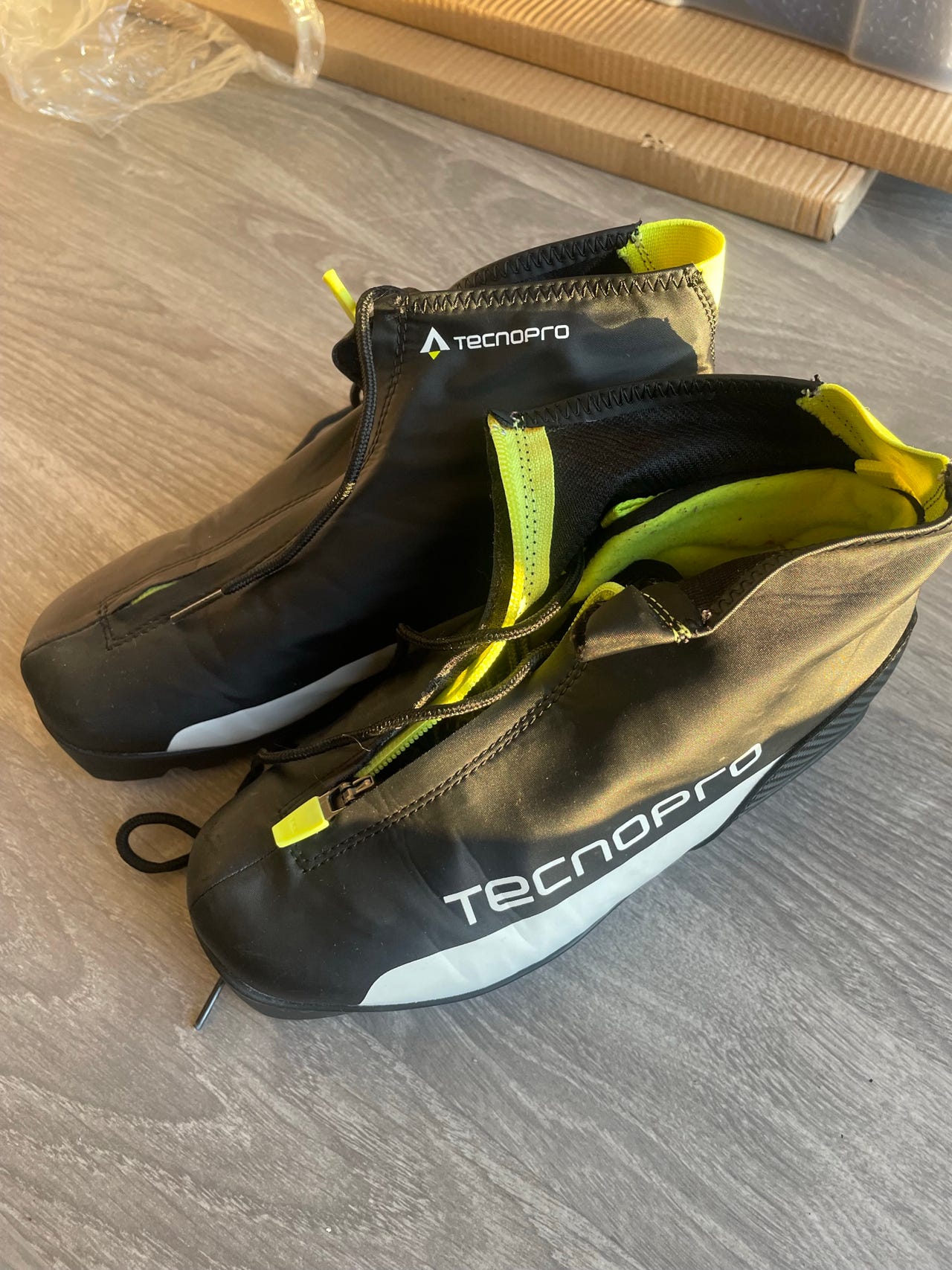 TECNOPRO Ultra Prolink, Scarpe da Sci Bambini, Bianco/Nero/Royal, Set da 3