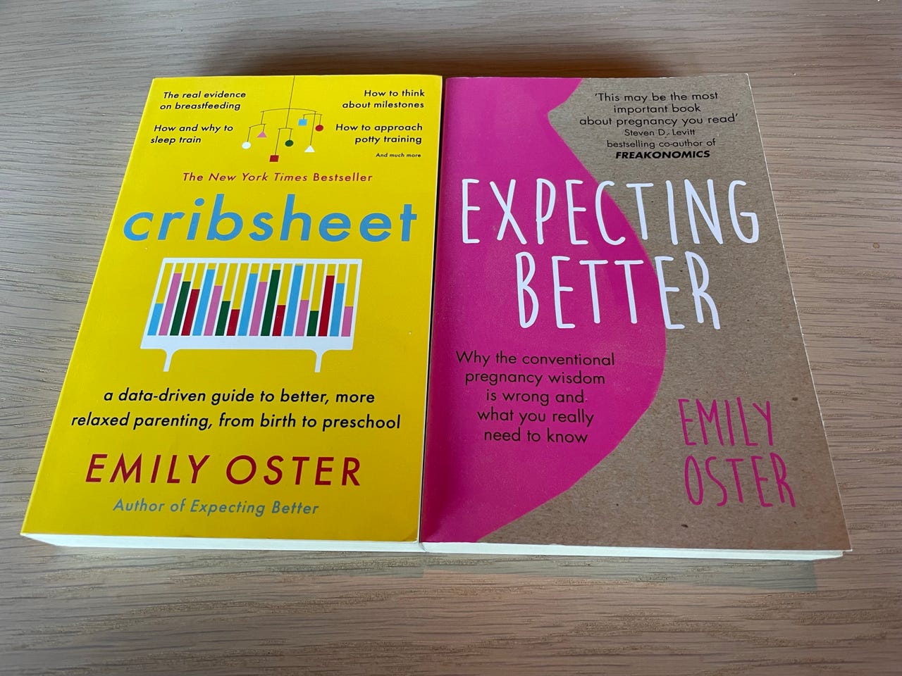 Cribsheet og expecting better av Emily Oster FINN-torget