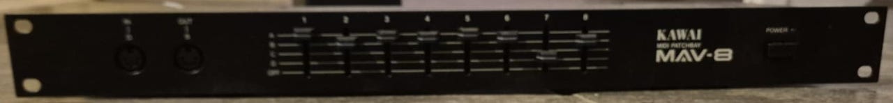 KAWAI MAV-8　MIDI PATCHBAY　【動作品】 Kawai Mav-8 Midi Patch Bay Patchbay MAV8 MAV 8 4x8 for sale