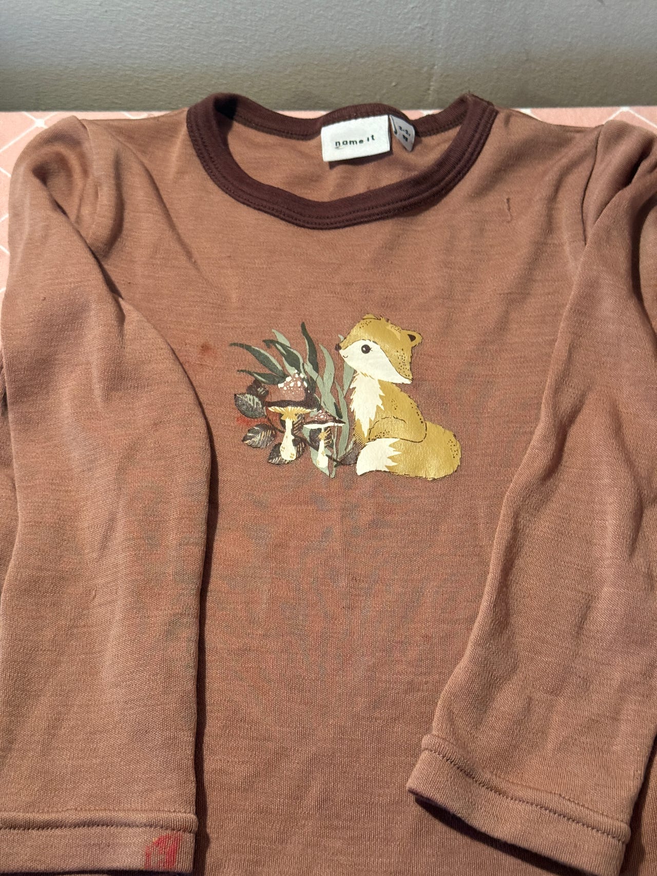 Name It Barn ull genser 98 Brun FINN-torget