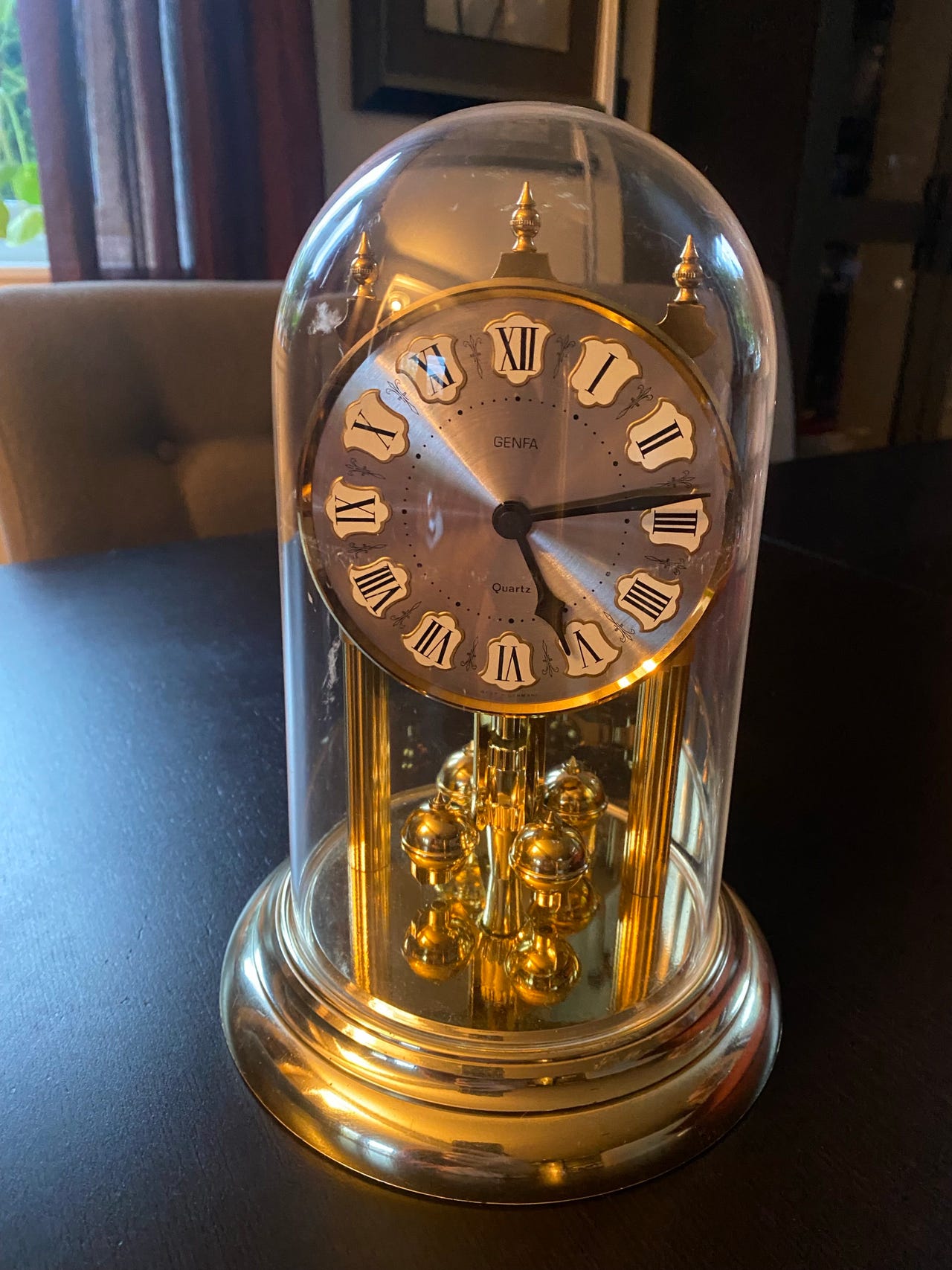 Vintage Genfa quartz pendelklokke - Meget god stand! | FINN-torget