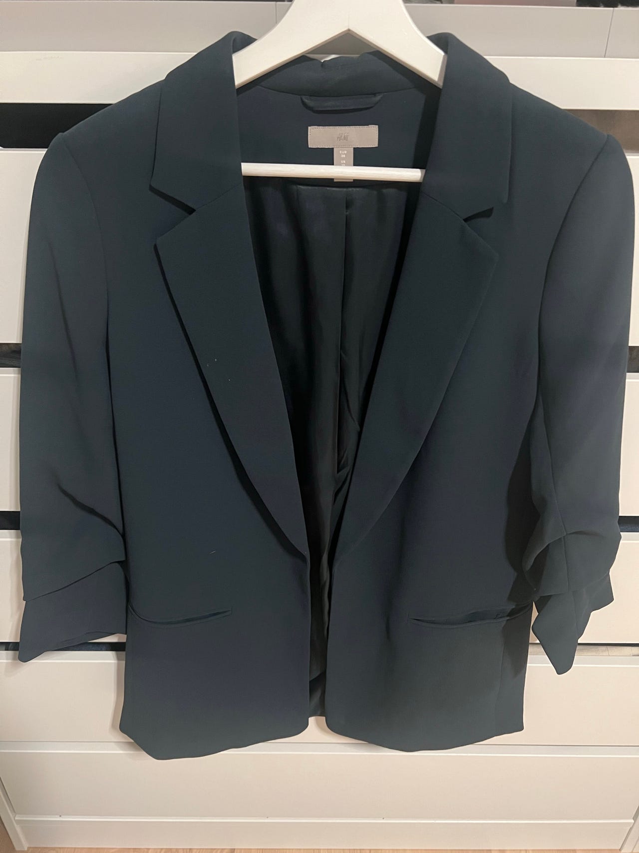 H&M Blå Blazer Dame M FINN-torget