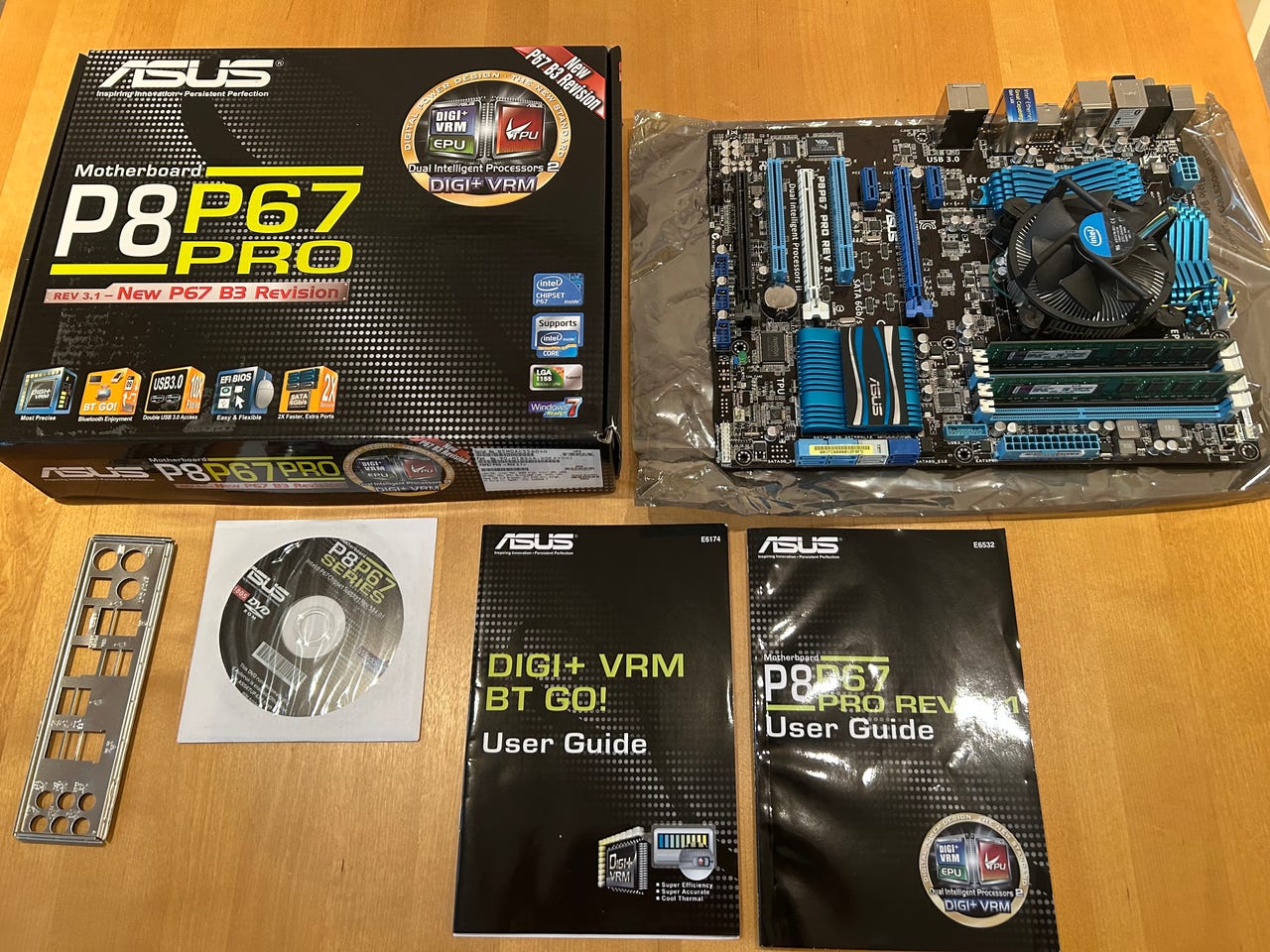 ASUS P8P67 PRO Hovedkort ATX Intel LGA1155 med CPU og minne FINN