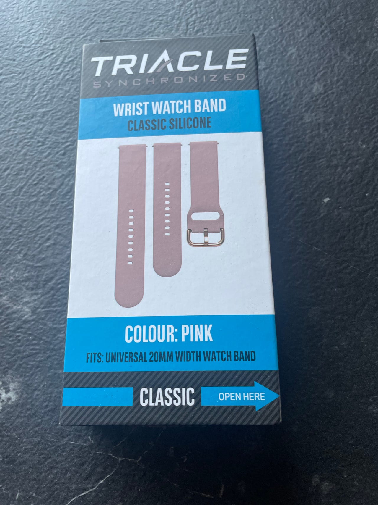 Trinacle Classic Silicone Wrist Watch Band Rosa Universal 20mm | FINN ...