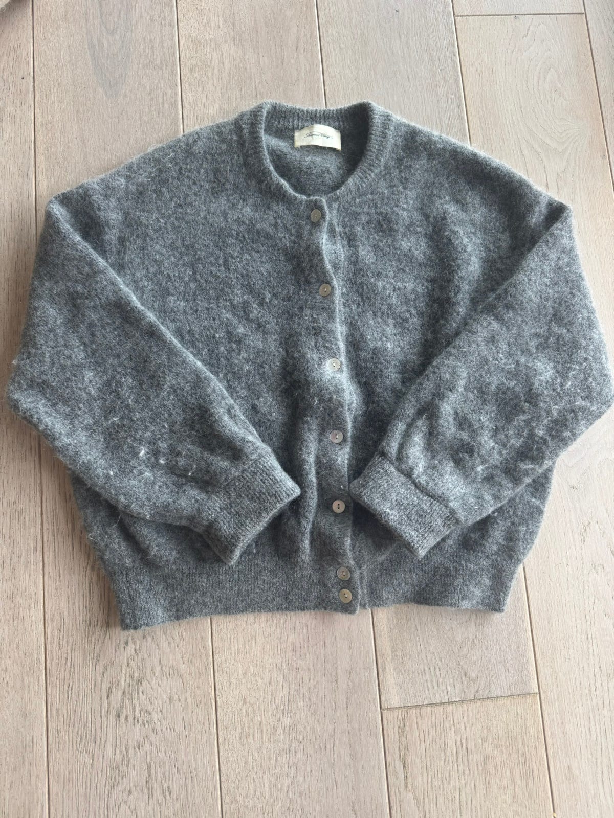 American Vintage Zabidoo cardigan grå str XS FINN-torget