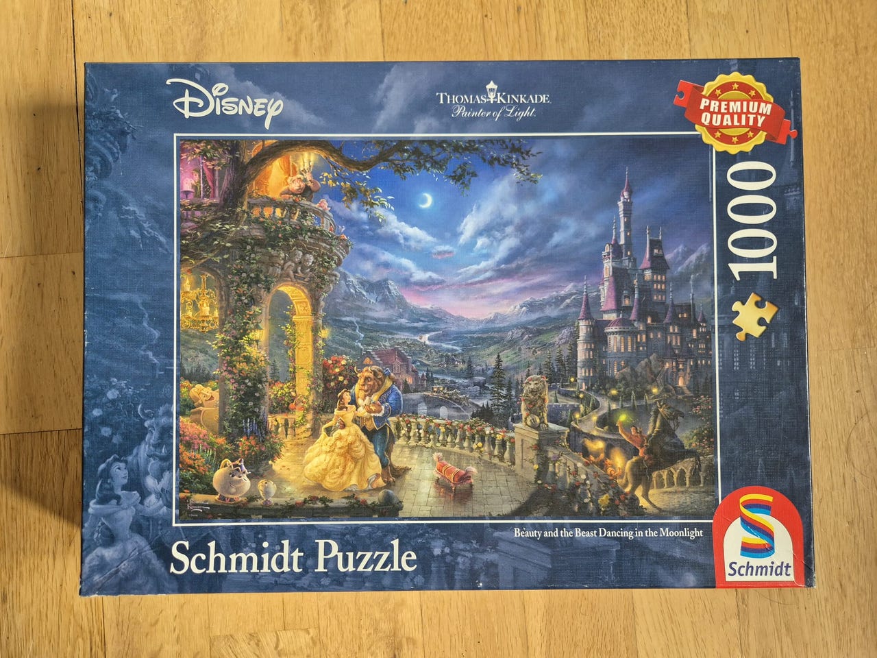 Schmidt Kinkade Disney Beauty and the Beast 1000 brikker puslespill ...
