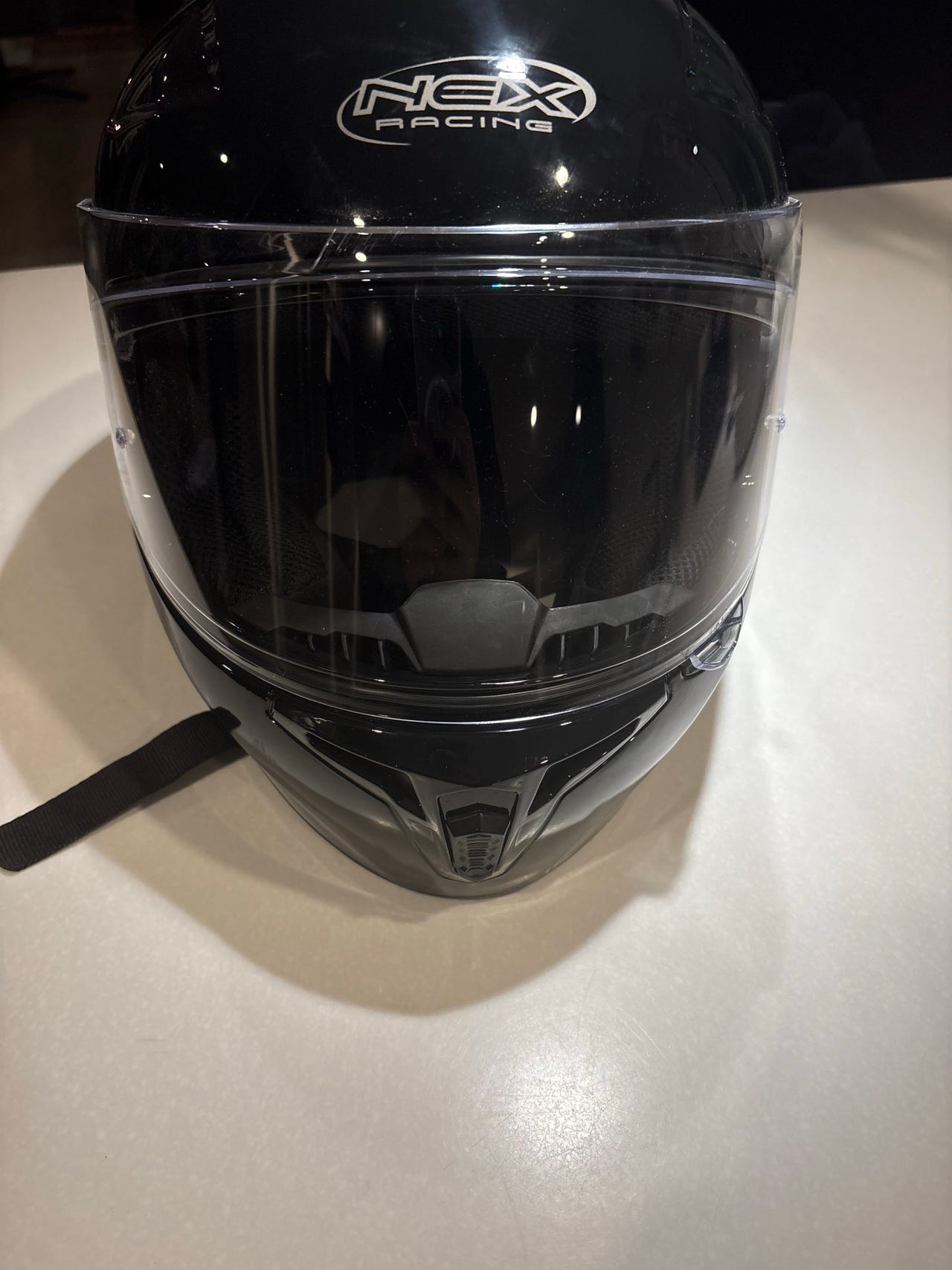NEX Racing Motorsykkelhjelm Svart | FINN-torget