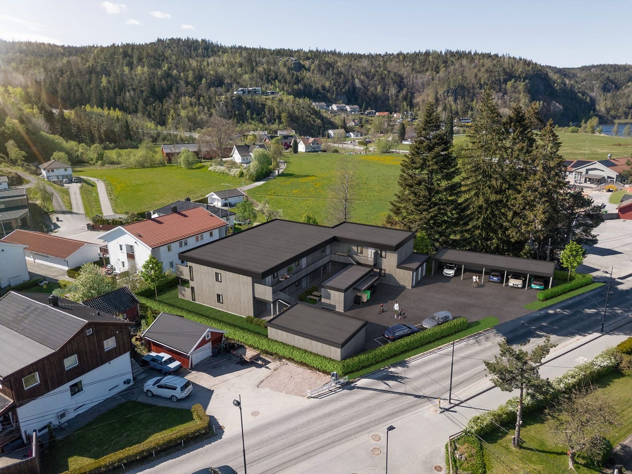 3D oversikt illustrasjon