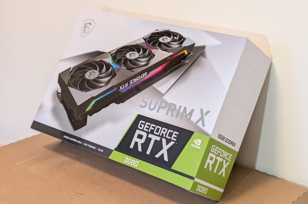 MSI GeForce RTX 3080 SUPRIM X 10G FINN-torget