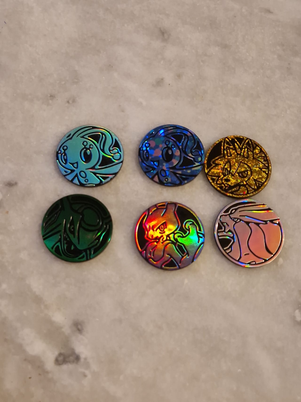 Pokémon coin x 6 stk mewtwo etc | FINN-torget