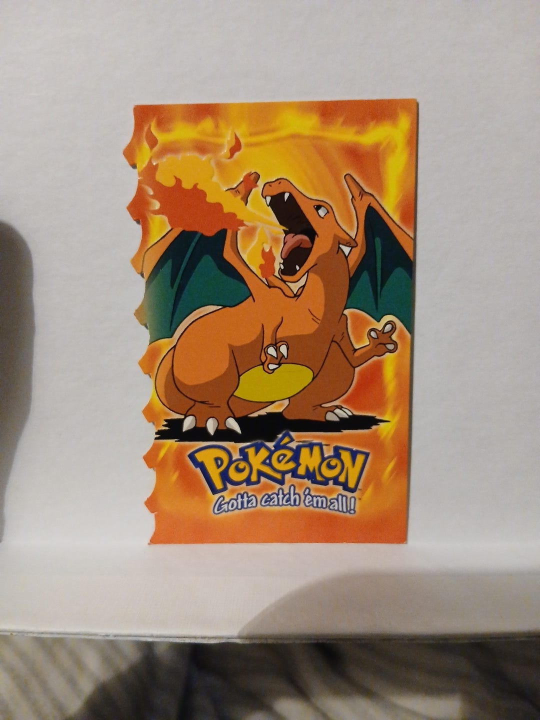 Pokémon Topps Charizard Die-Cut – 1999 Vintage – Sjeldent kort | FINN ...