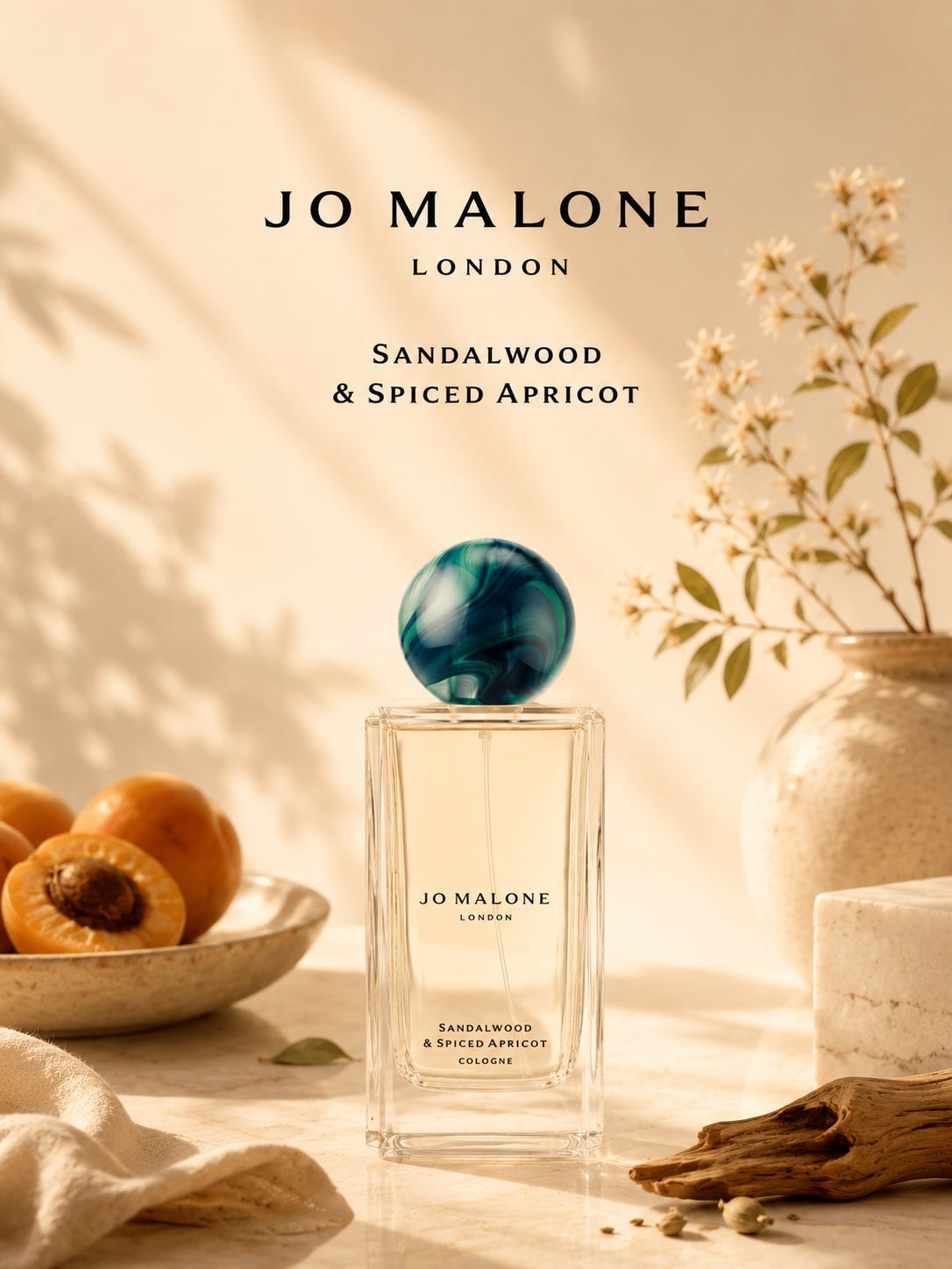 Jo Malone - Sandalwood & Spiced Apricot | parfymeprøver / dekanter