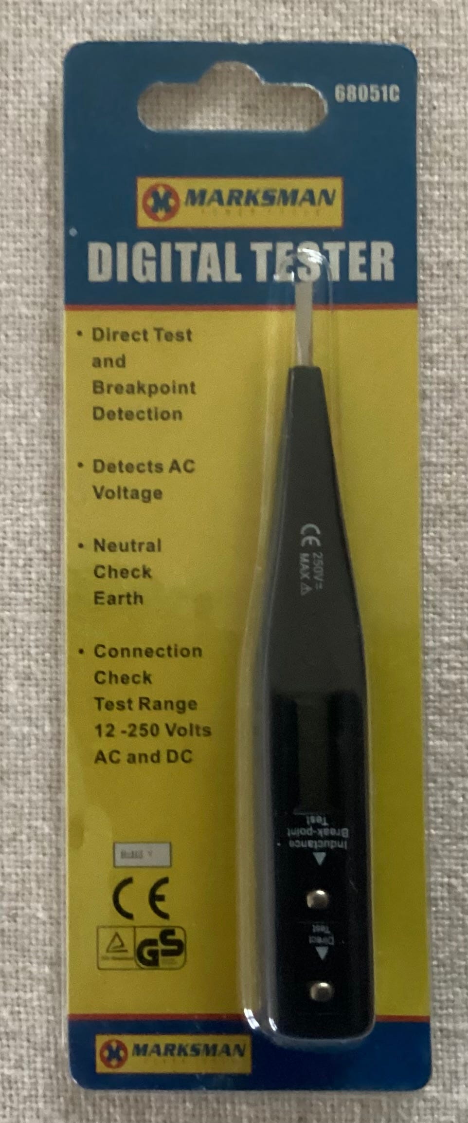 DIGITAL TESTER-INDUCTANCE BREAK-POINT TEST. Ligger uåpnet i pk. H. 12 ...