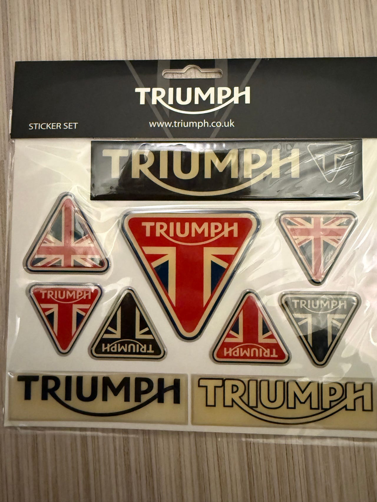 Stickers klistermerker Triumph (orginale/uåpnet) | FINN-torget