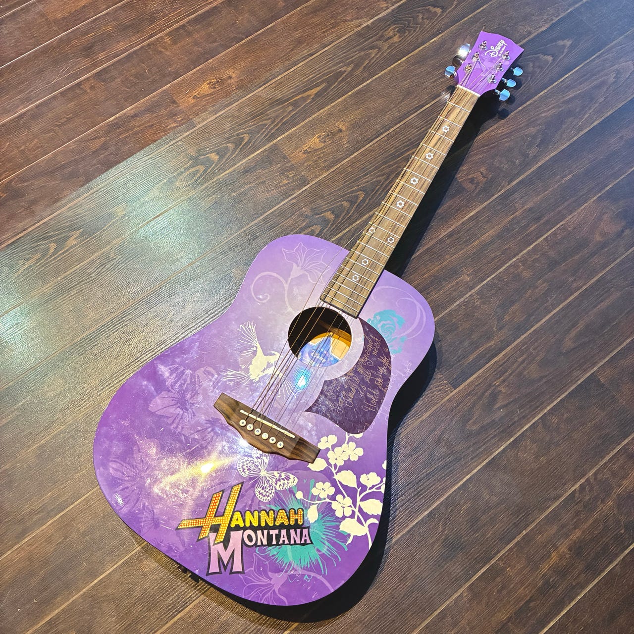 Disney Hannah Montana Washburn Akustisk gitar Lilla | FINN-torget