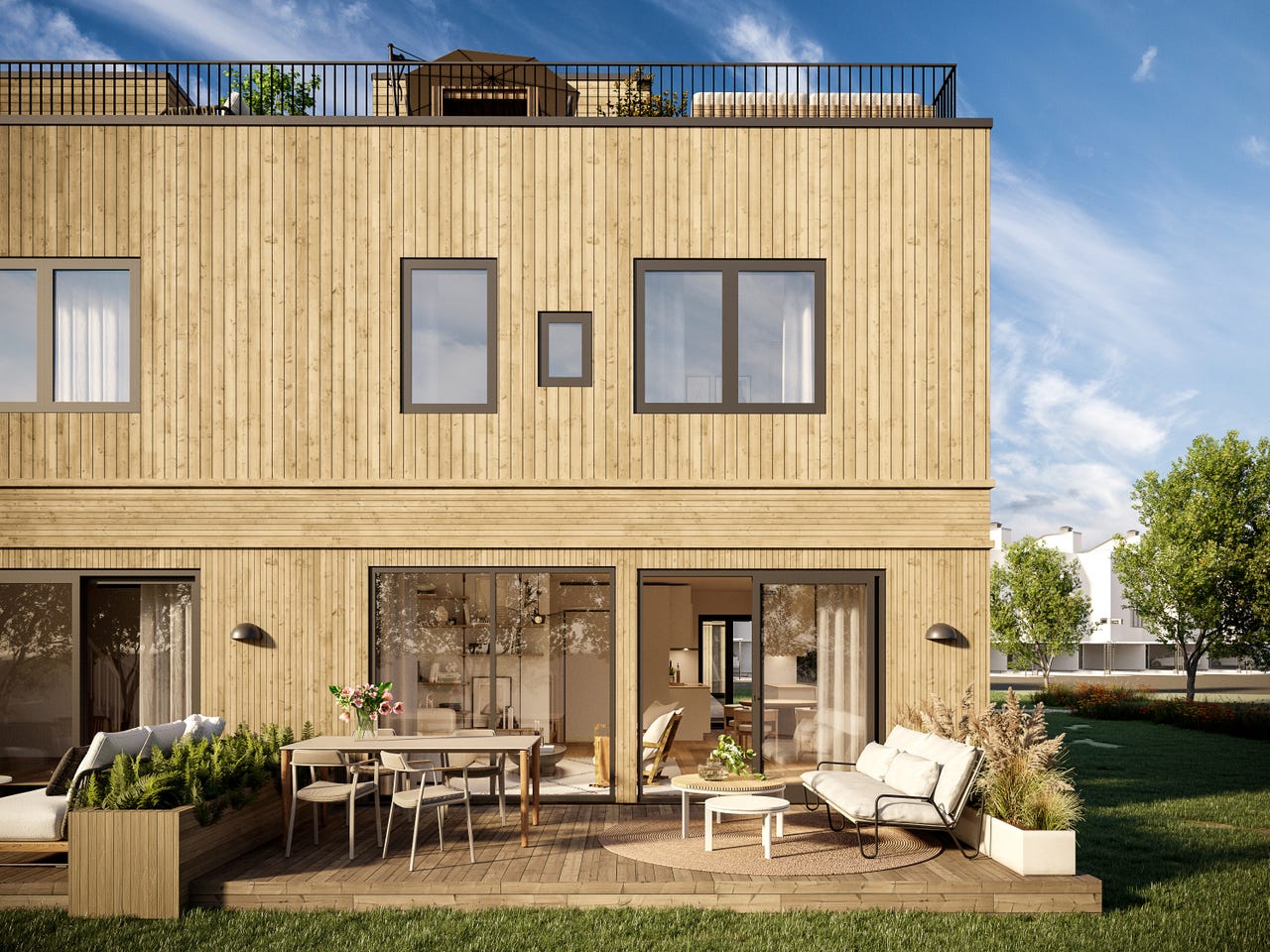 Store prisgunstige rekkehus med 4 soverom, ekstra fin takstue og ...