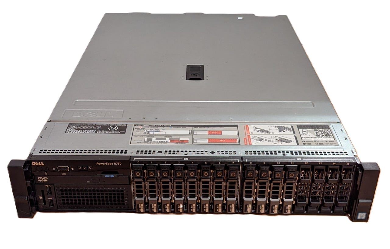 Selger fullspekket Dell PowerEdge R730 server! (28Core, 128gb, 13,2TB ...