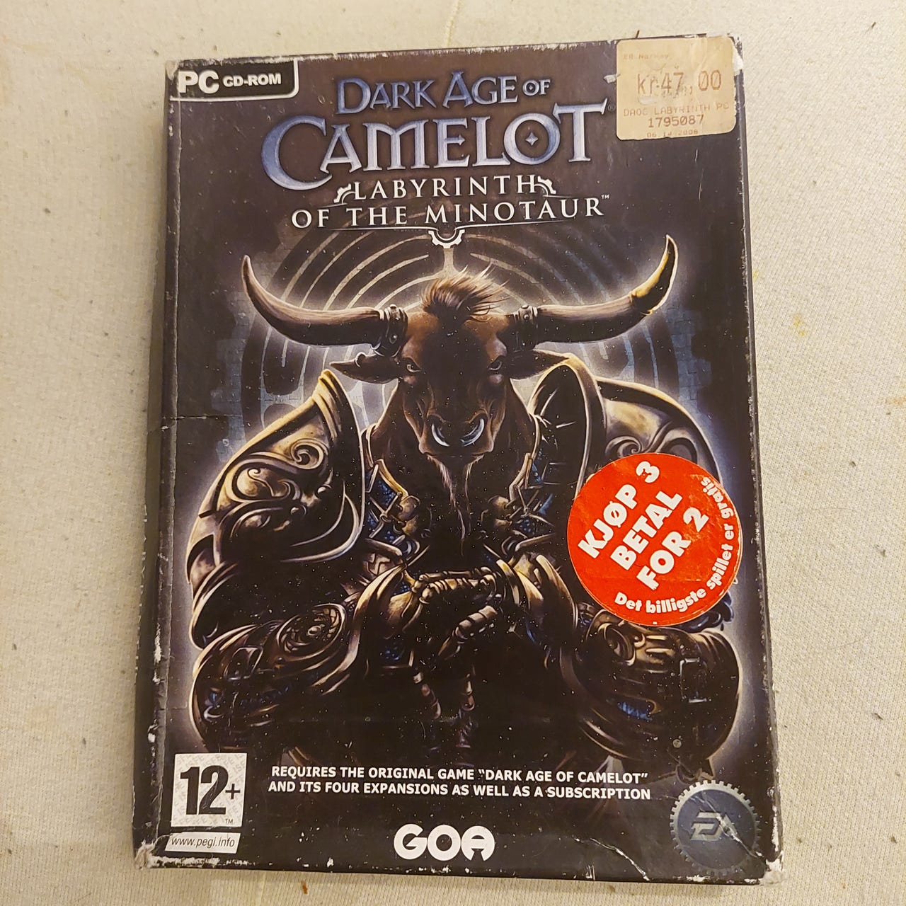 Dark Age Of Camelot Labyrinth Of The Minotaur - Jeu PC - FR - Neuf