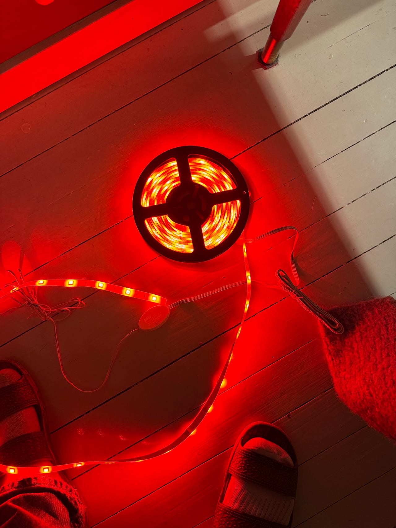 LED Strip Lys Rød og Blå Farge (RESERVERT) | FINN-torget