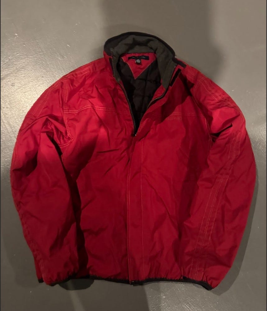 Tommy Hilfiger jakke rød | FINN-torget