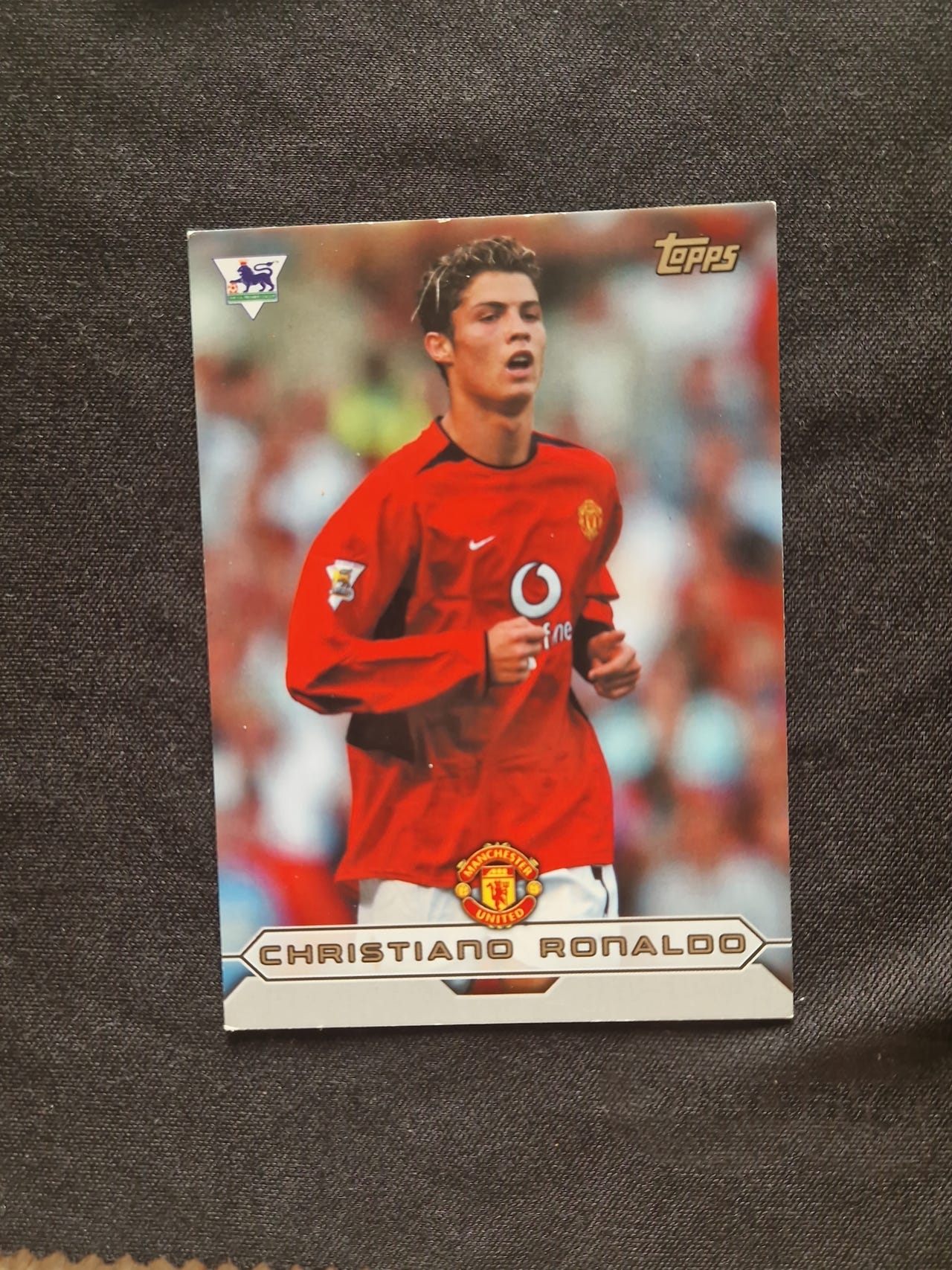 Cristiano Ronaldo RC Error 04 Premier Gold Manchester United Topps 