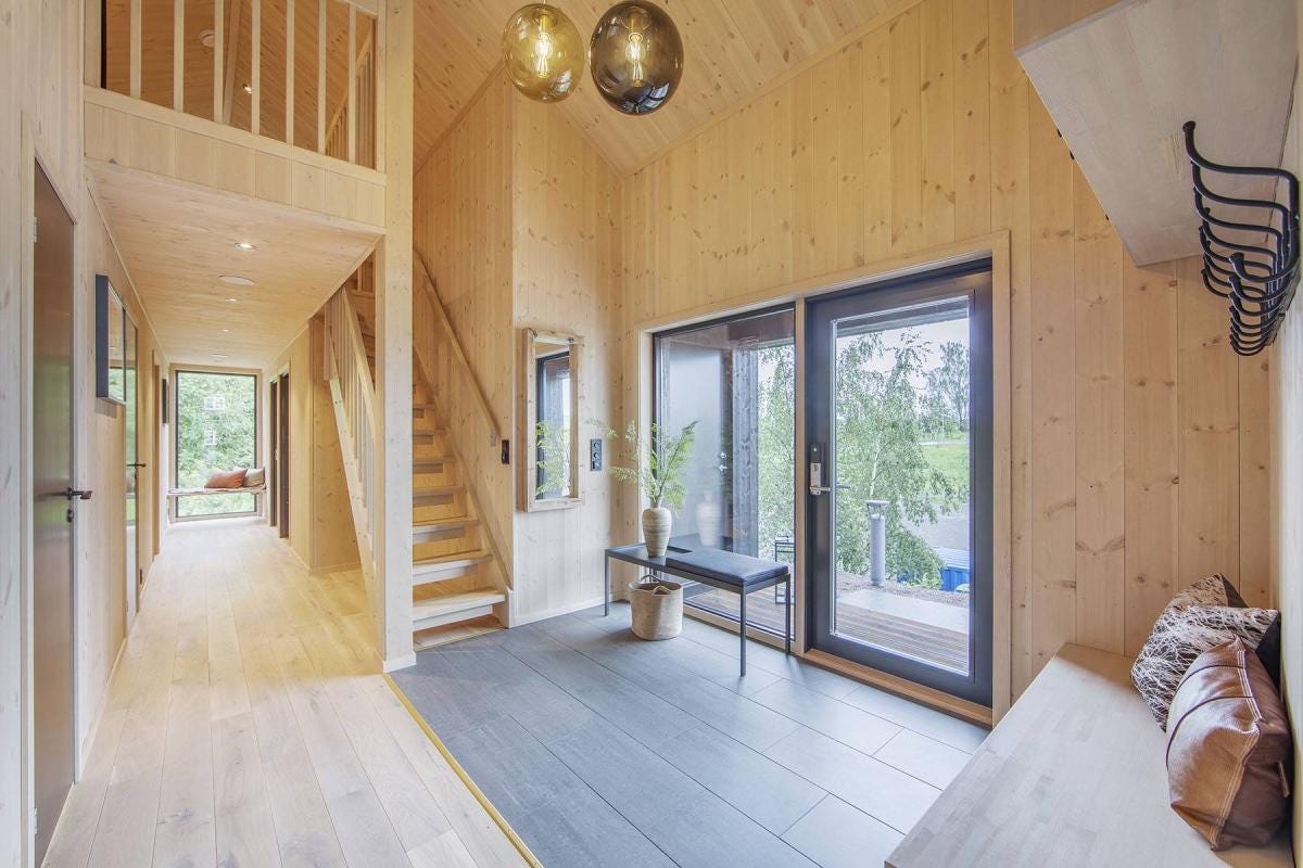 6 selveiertomter med den populære hyttemodellen PREG – leveres nøkkelferdig!