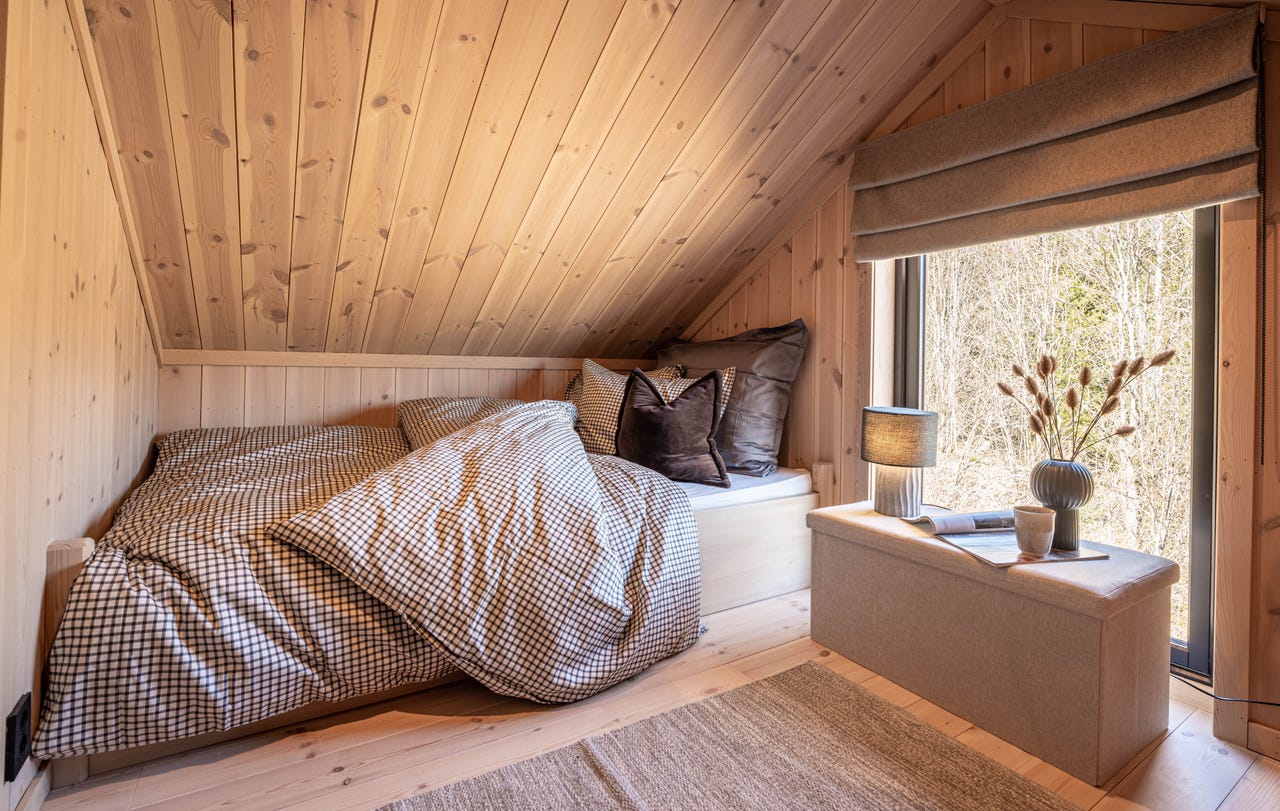 6 selveiertomter med den populære hyttemodellen PREG – leveres nøkkelferdig!