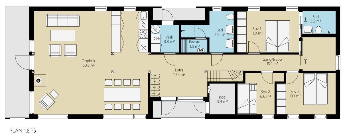 6 selveiertomter med den populære hyttemodellen PREG – leveres nøkkelferdig!