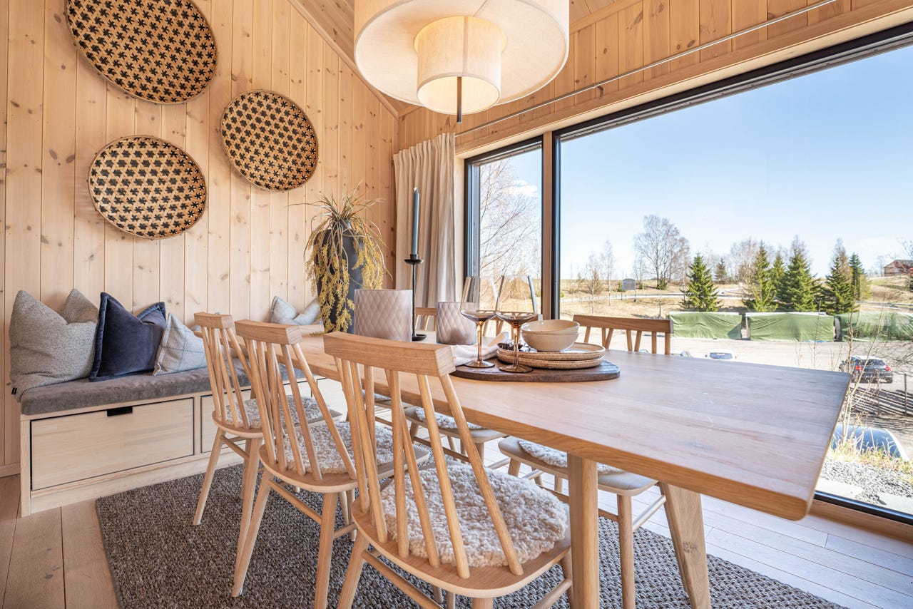 6 selveiertomter med den populære hyttemodellen PREG – leveres nøkkelferdig!