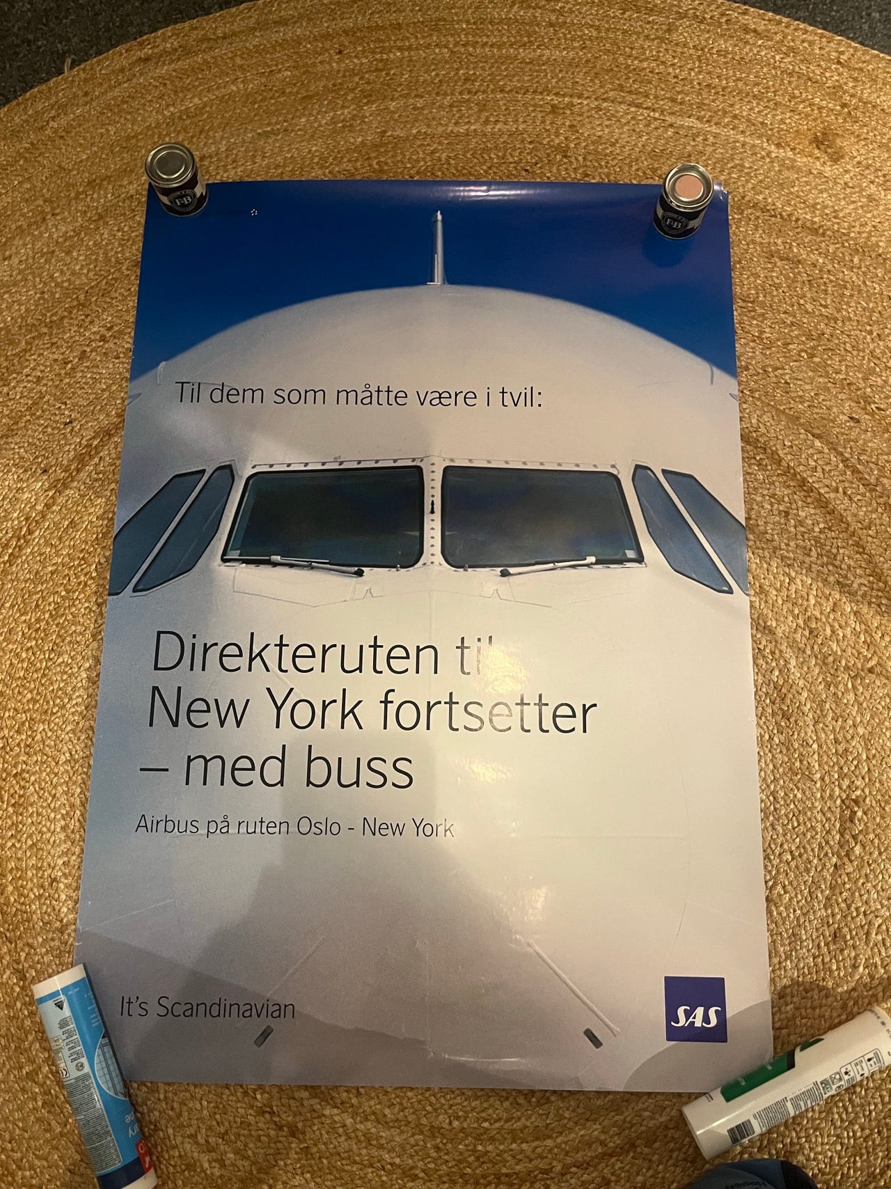 Stor plakat fra SAS | FINN-torget