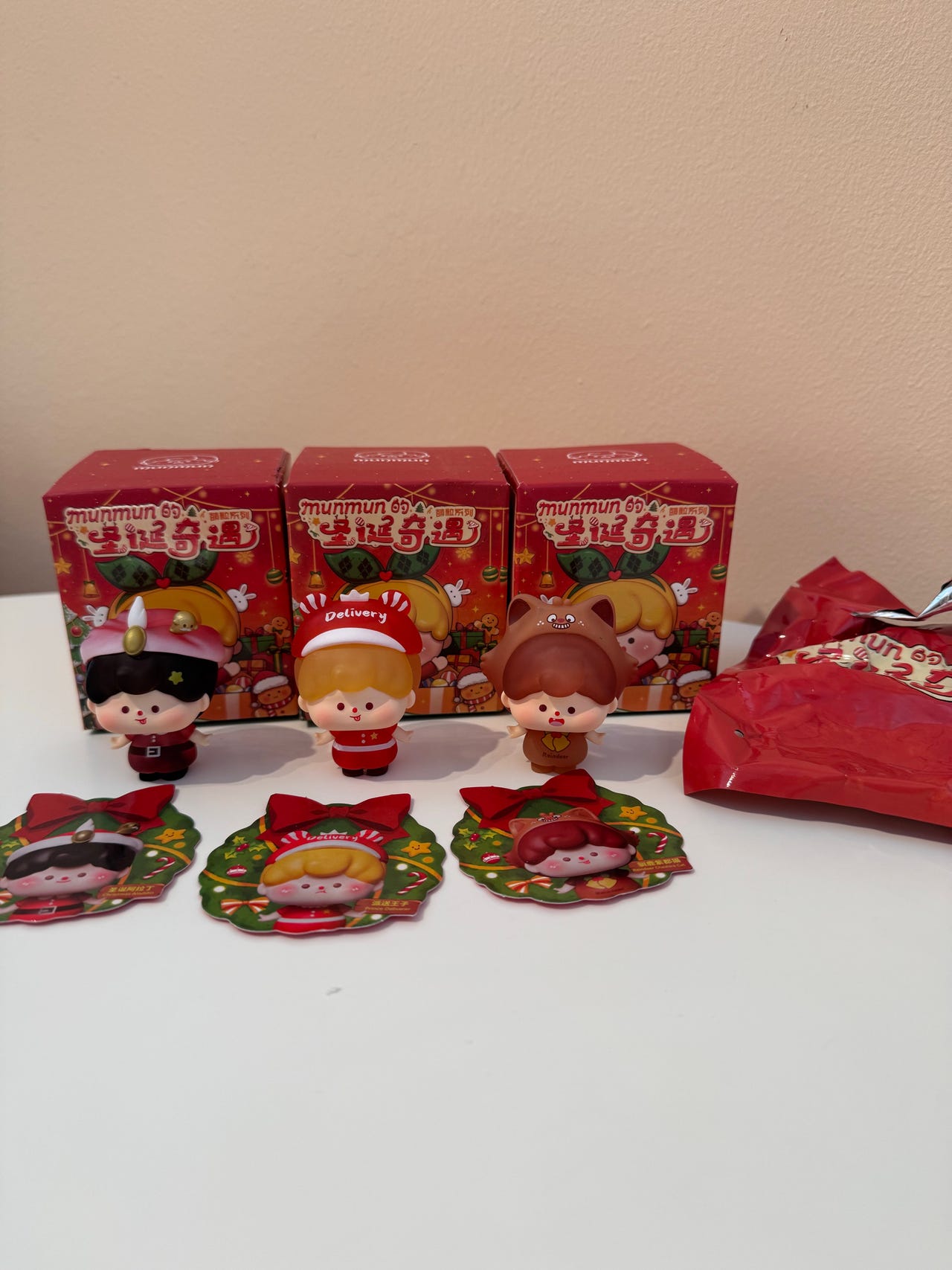 Nye Munmun jul samlefigurer blind box | FINN-torget