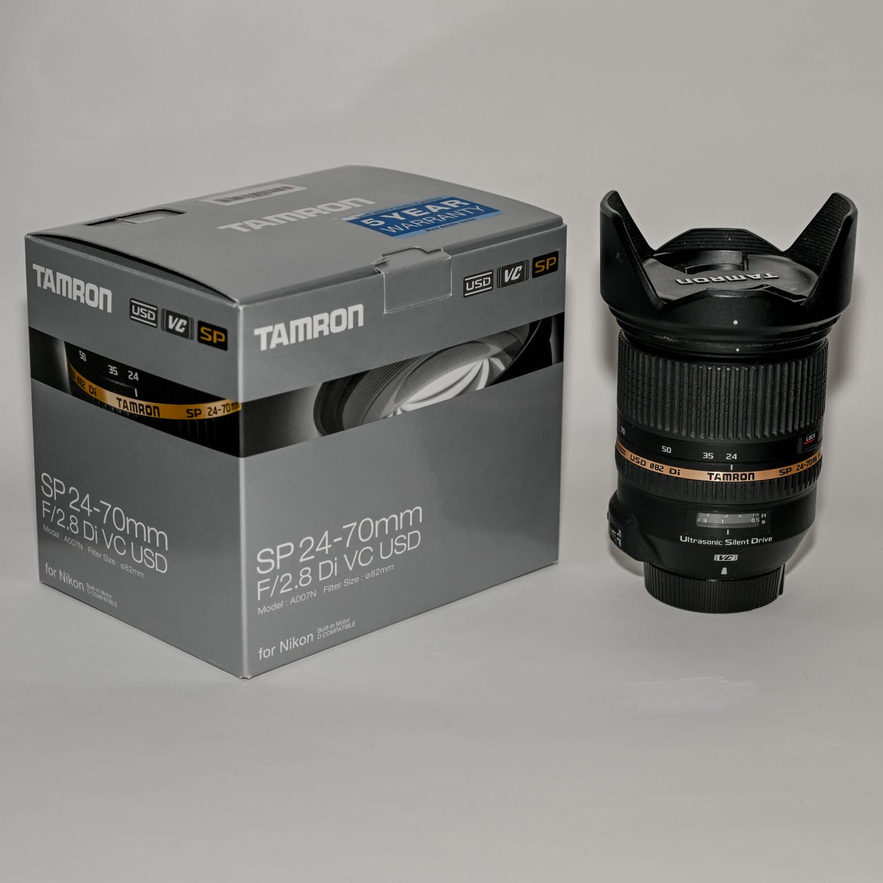 TAMRON 24-70/2.8 Di VC USDニコン Fマウント用 Tamron SP 24-70mm F/2.8 Di VC USD Objektiv til Nikon | FINN-torget
