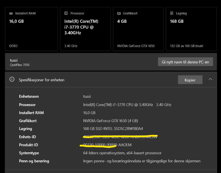 Optiplex 7010, inkl GPU | FINN-torget