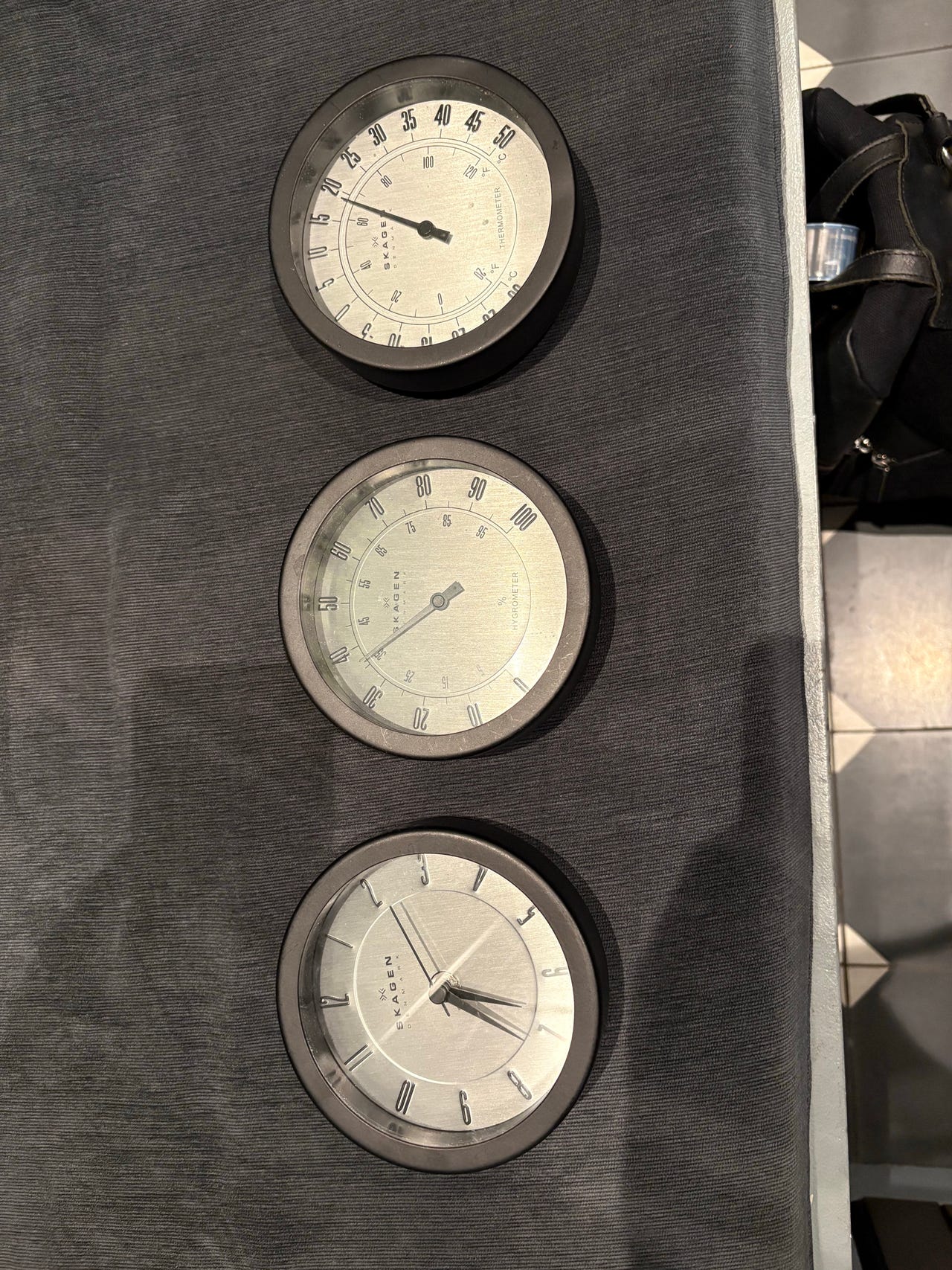 Skagen Denmark klokke, hygrometer og termometer | FINN-torget