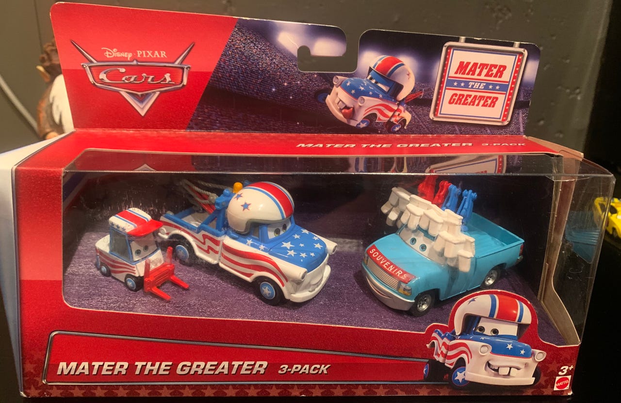 MATER THE GREATER 3pack カーズ ディズニーピクサー レア Disney Cars Toons Mater The Greater Exclusve 3 Pack: Amazon.de: Toys