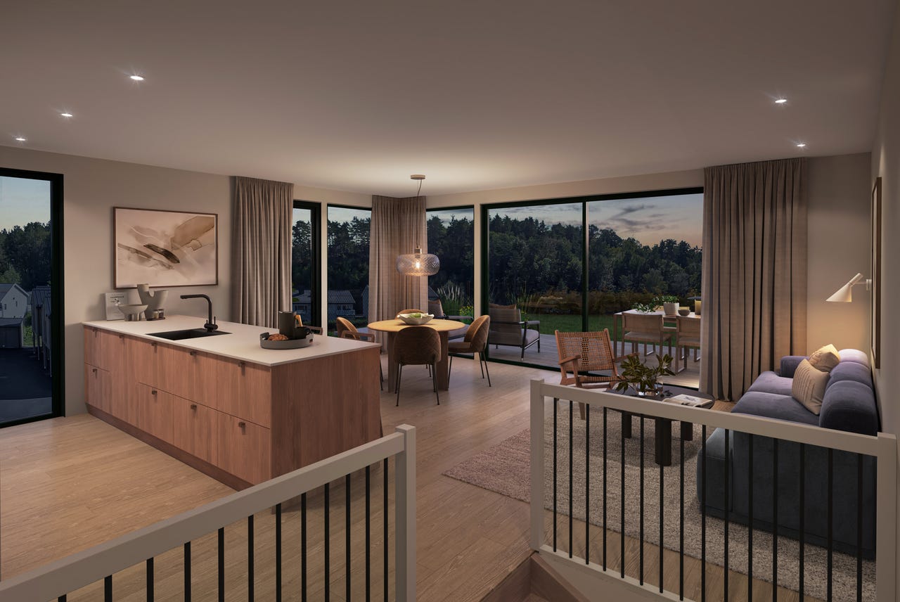 Image #1 Søgne/  Åros - KUN 1 IGJEN - Moderne og innholdsrik tomannsbolig med carport