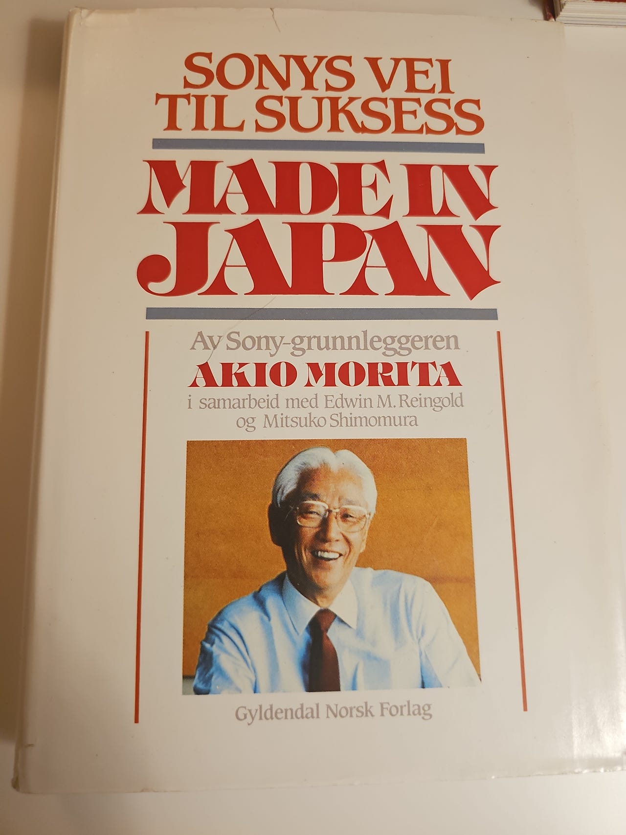 MADE IN JAPAN アキオ・モリタ著 Akio Morita: Made in Japan | FINN-torget