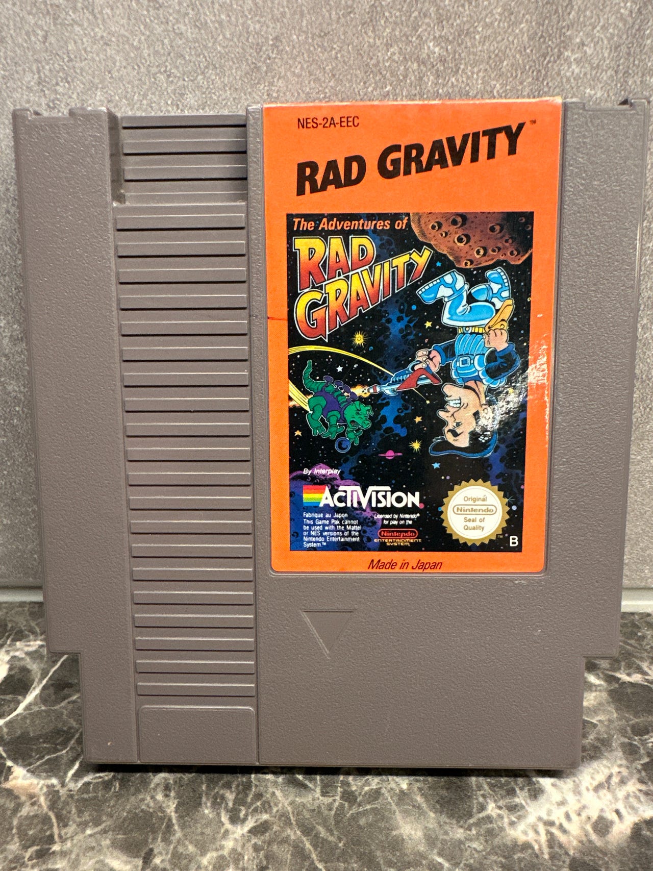 Jeu NES The Adventures Of Rad Gravity - Version EEC - Édition Complète En Bon état