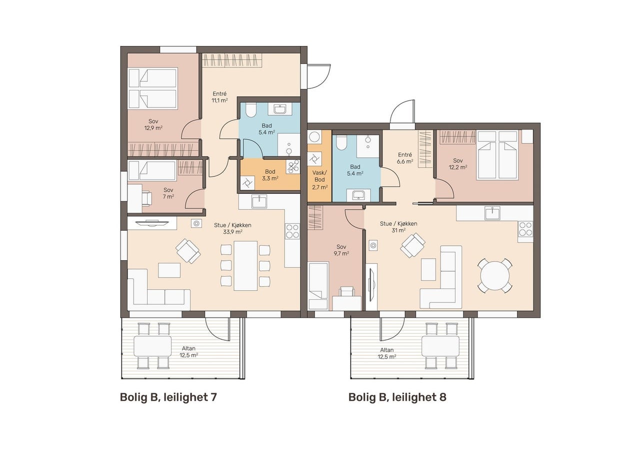 Vassbrekke – Moderne, flotte leiligheter med 90% Husbankfinansiering.
